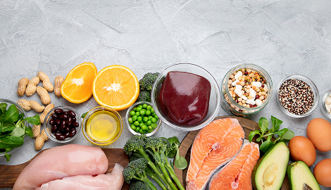 貧血予防の食材