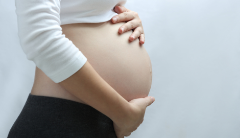 妊婦のシルエット